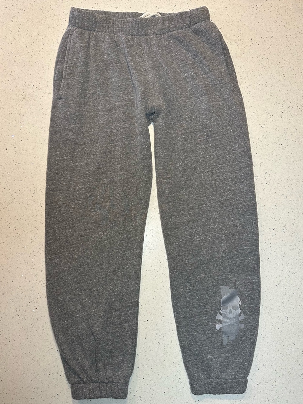 EUC Gray Skull Graphic Sweatpants by Soulcycle